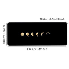 Moon Cat Gaming Mousepad Keyboard Pad