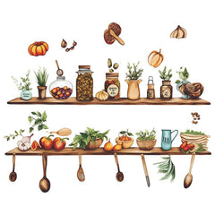 2pcs Dining Table Decor Stickers for Home Decor