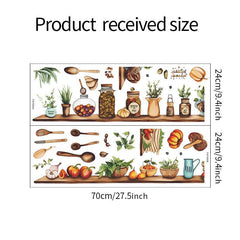 2pcs Dining Table Decor Stickers for Home Decor