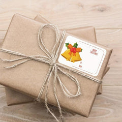 250pcs Christmas Holiday Gift Sticker Roll Self-adhesive Handwriting Name Label