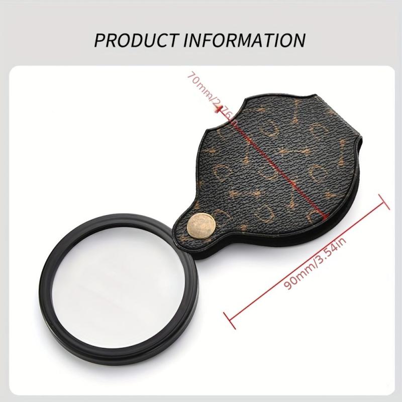 15X Folding Pocket Magnifying Glass Jewelry Magnifier