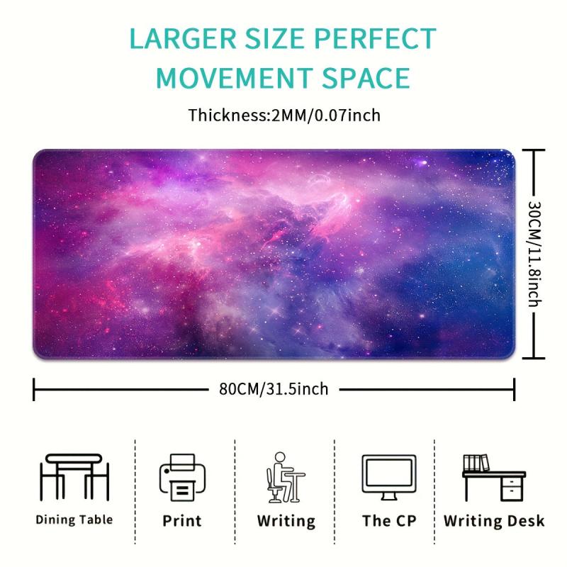 Colorful Starry Sky Large Game Esports Computer Mouse Pad