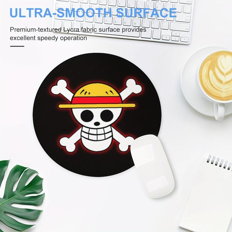 Round Gaming Mouse Pad for Women and Girls