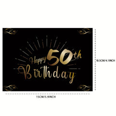 50th Birthday Bottle Labels for Champagne & Wine Bottles