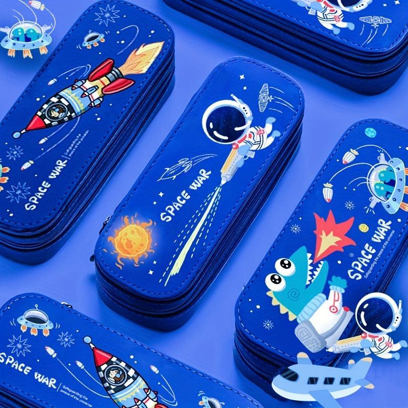 Space Dinosaur Pencil Case for Boys - Stationery Box