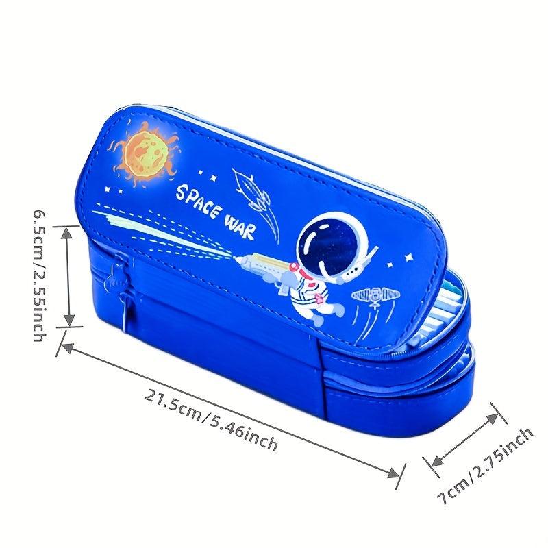 Space Dinosaur Pencil Case for Boys - Stationery Box