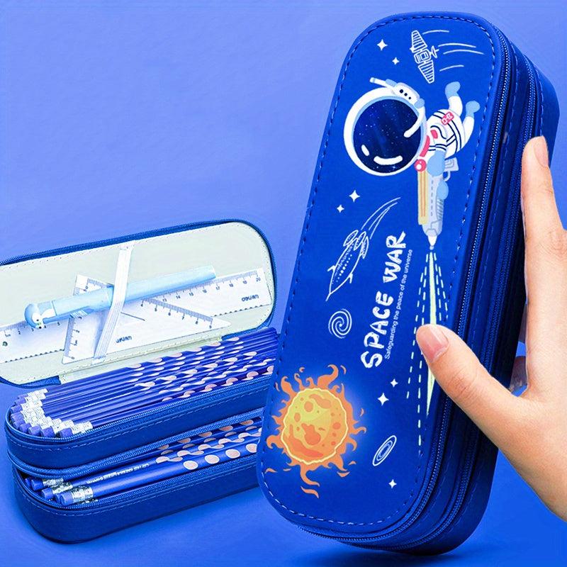Space Dinosaur Pencil Case for Boys - Stationery Box
