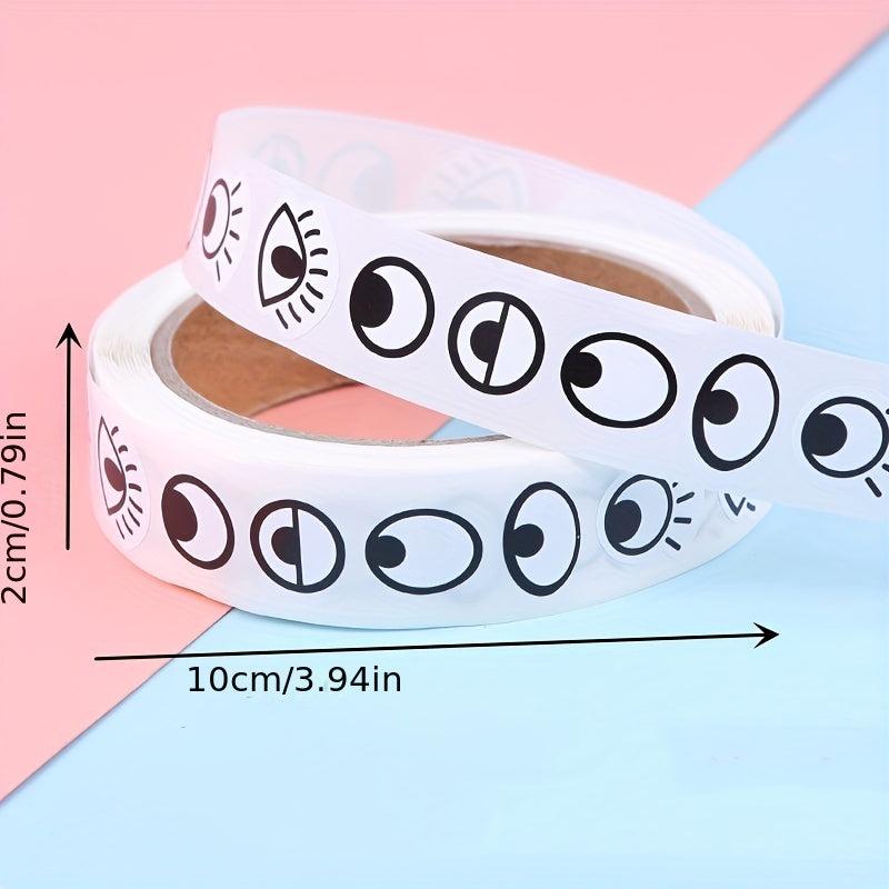 Set of 3 DIY Cartoon Stickers - Colorful Non-Drying Adhesive Stickers