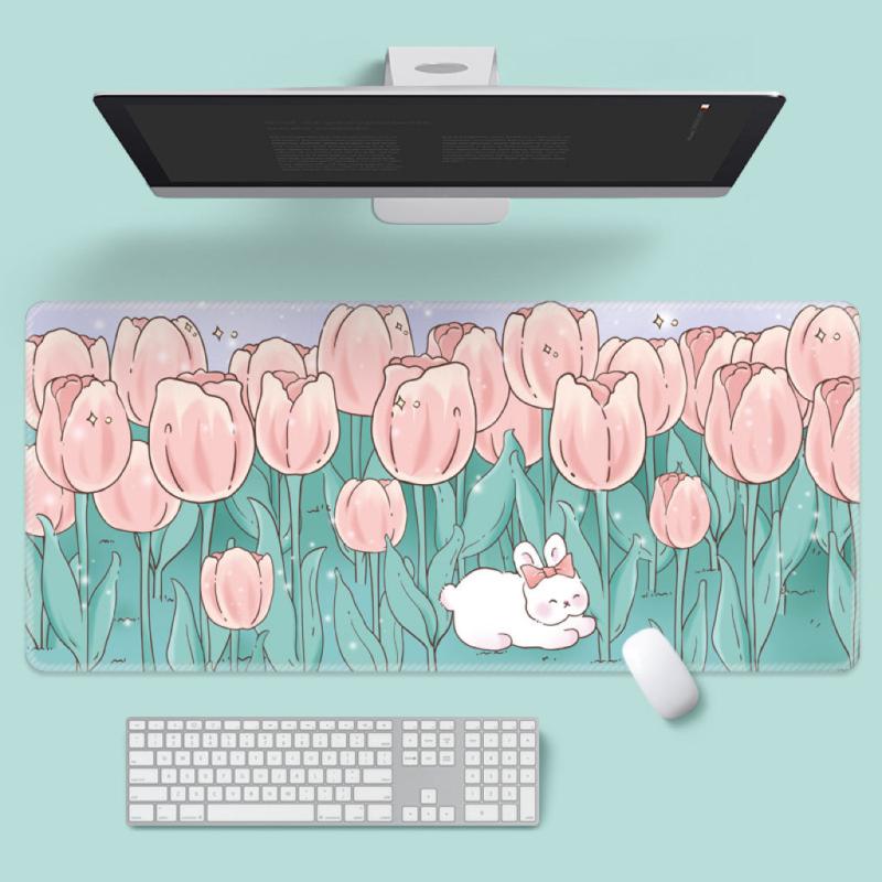 Cartoon Flower Mouse Pad for Laptop & Office Desk
