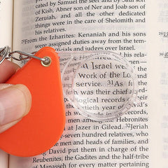 2pcs Folding Keychain Magnifying Glass 10X for Elderly Reading