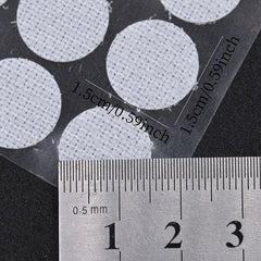 24pcs Dot Stickers Self-adhesive For Cloth DIY Tiny Fastener Sewing