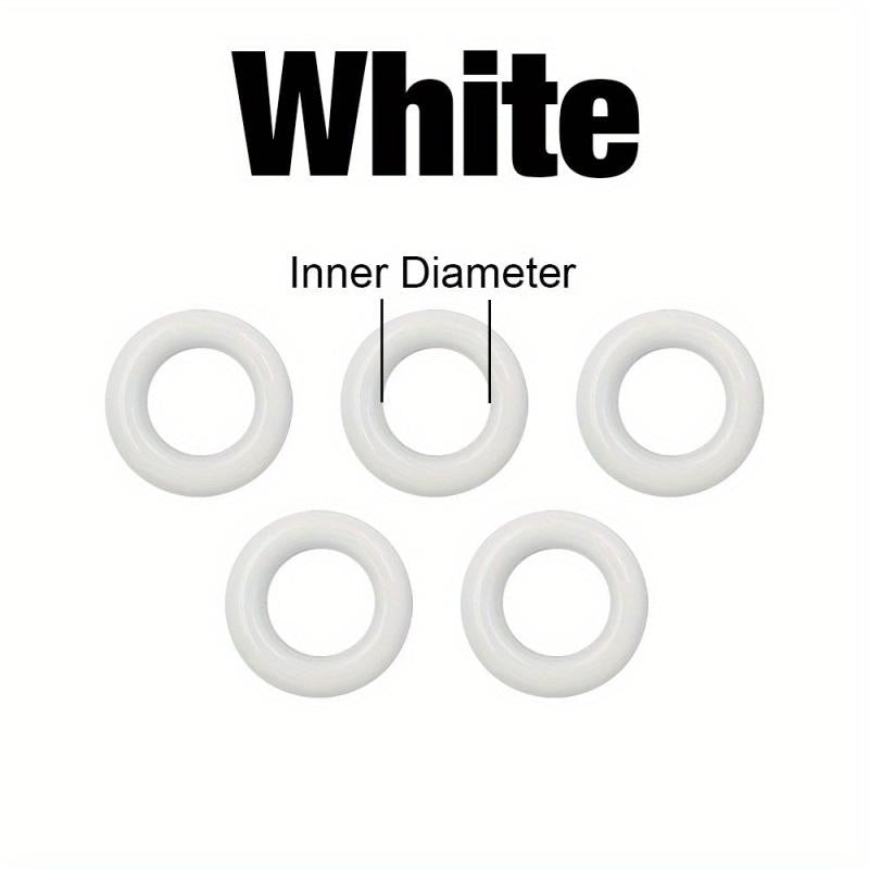 100 Multicolor Metal Eyelets Grommet Ring DIY Leathercraft Scrapbooking