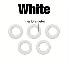 100 Multicolor Metal Eyelets Grommet Ring DIY Leathercraft Scrapbooking