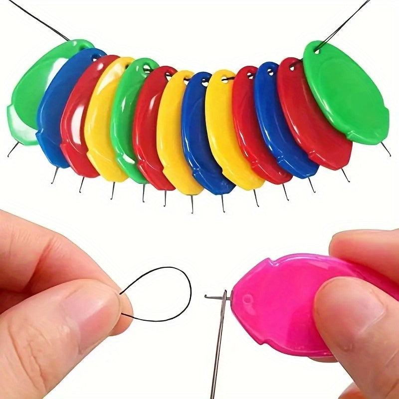 10pcs Needle Threader Tool With Clear Case for Hand Sewing
