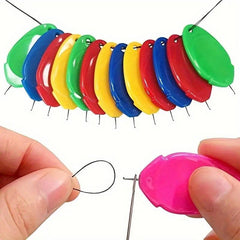 10pcs Needle Threader Tool With Clear Case for Hand Sewing