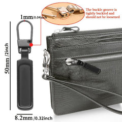 4pcs Detachable Zipper Pull Replacement For Jeans & Backpack