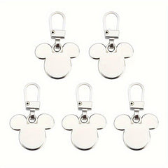 5pcs Small Hole Zipper Pull Tabs Replacement