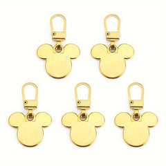 5pcs Small Hole Zipper Pull Tabs Replacement