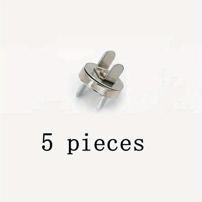 5pcs Round Strong Magnet Metal Card Buckle Magnetic Snap Button