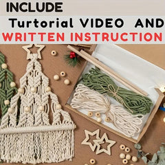 Woven Christmas Tree DIY Kit - Perfect Holiday Gift