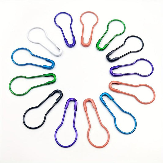 100pcs Knitting Crochet Locking Stitch Marker Safety Pins Sewing Crafts Clip