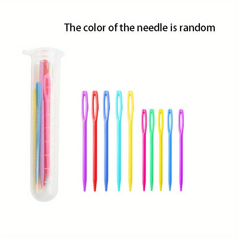 Colorful Sweater Needles Stitching Set Large Hole Beanie Croc