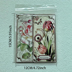 30 Sheets Plant & Animal Decoration Craft Paper for Scrapbooks DIY Collage Backg
