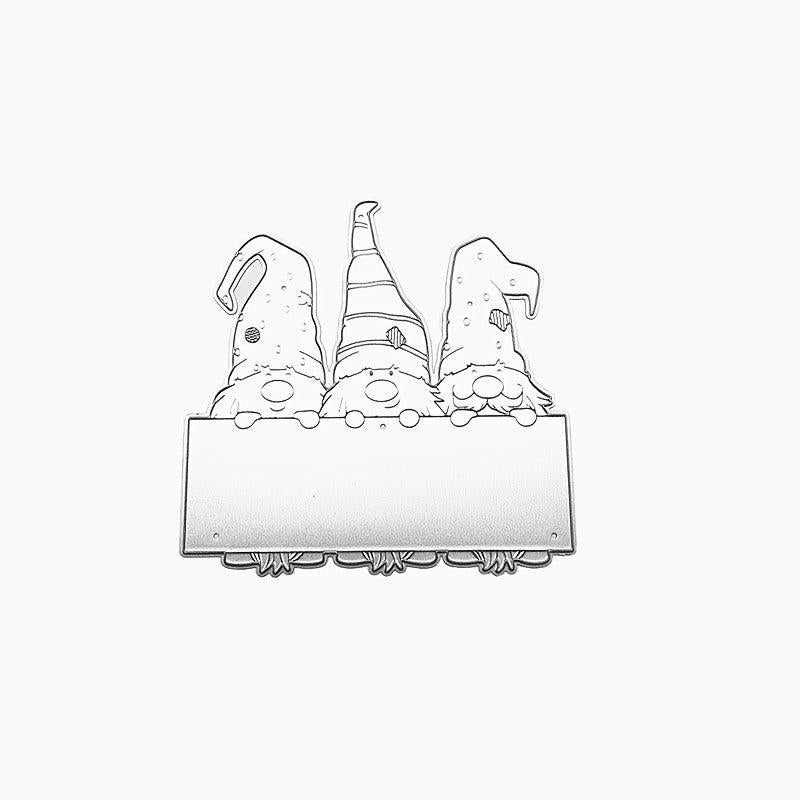 Santa Claus Embossed Mold DIY Scrapbooking Metal Cutting Stencils Christmas Dies