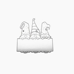 Santa Claus Embossed Mold DIY Scrapbooking Metal Cutting Stencils Christmas Dies