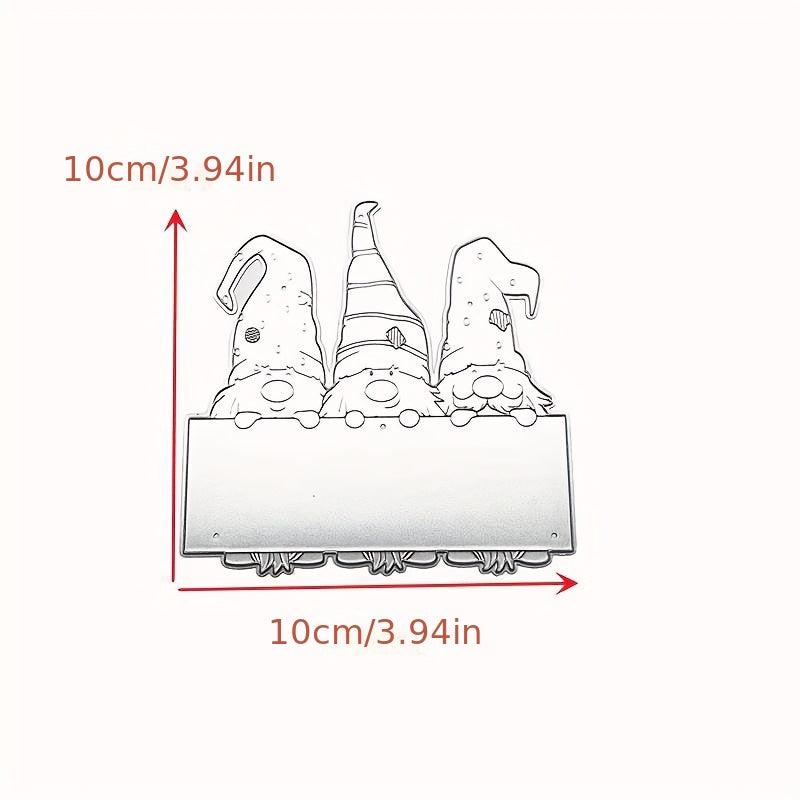 Santa Claus Embossed Mold DIY Scrapbooking Metal Cutting Stencils Christmas Dies