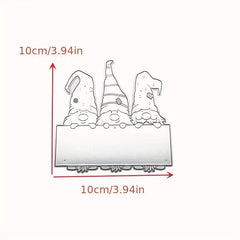 Santa Claus Embossed Mold DIY Scrapbooking Metal Cutting Stencils Christmas Dies