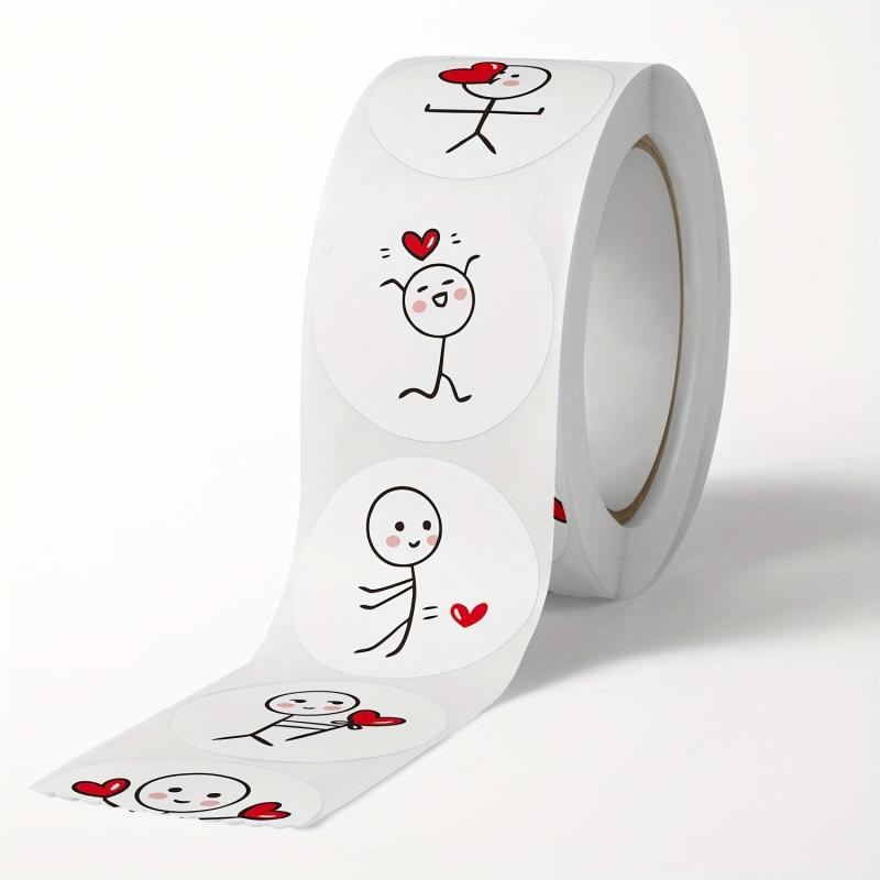 500pcs Cartoon Match Man Stickers DIY Scrapbooking
