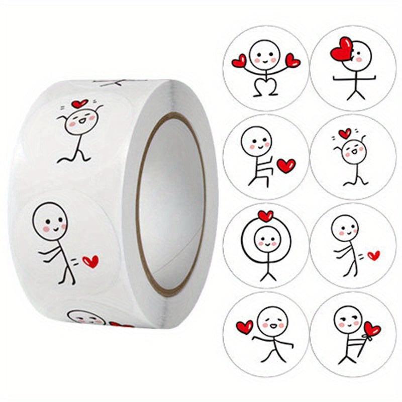 500pcs Cartoon Match Man Stickers DIY Scrapbooking