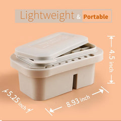 Marie Paint Brush Basin Holder Washer Palette Box Cleaner Cup