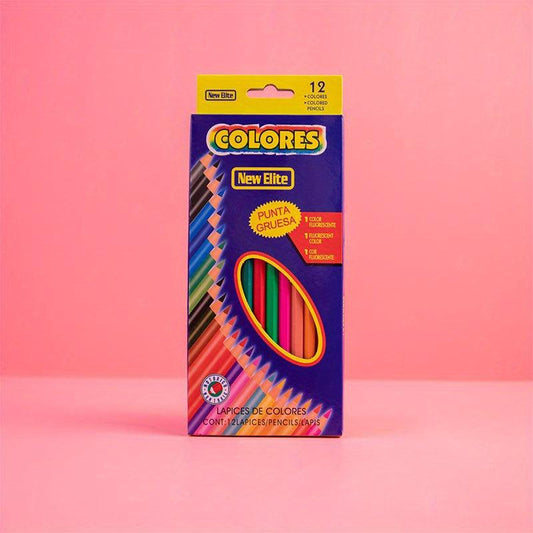 Coloured Pencils Set 12-48 Colours Drawing Colouring