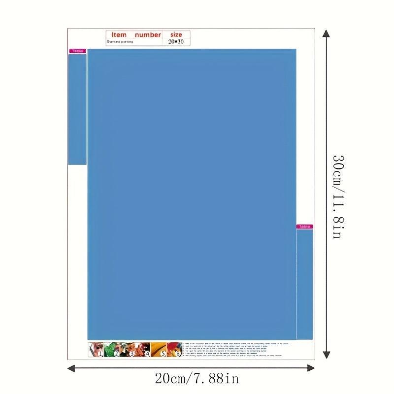 5D Diamond Painting Set Mushroom Room Interior Decoration Kit - 11.8x7.88 Inches