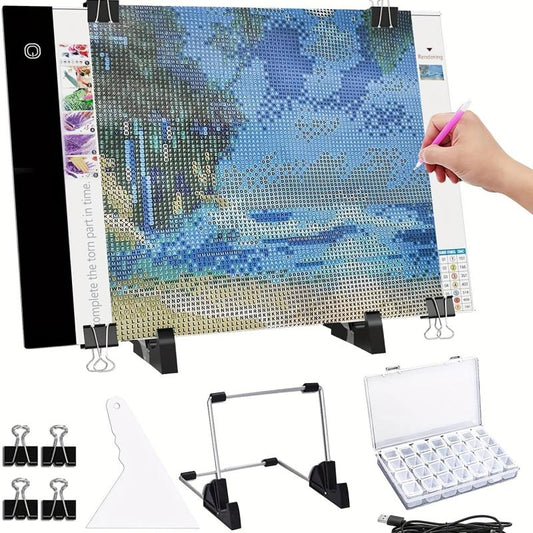 A4 A3 LED Light Board For Diamond Painting Kits