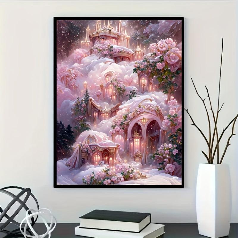 5D Castle Diamond Painting Set for Beginners - 11.8x7.88 Inches