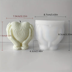Love Silicone Soap Mold Heart Chocolate Ice Cube Mould Home Decor Wedding