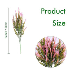 Artificial Lavender Bouquet UV Resistant for Garden Porch Decoration