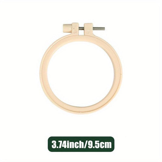 Plastic Embroidery Hoop Set 7-29cm Circle Cross Stitch Hoop