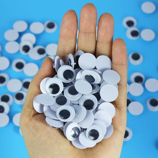 100pcs Self Adhesive Googly Eyes for DIY Crafts & Party Decorations