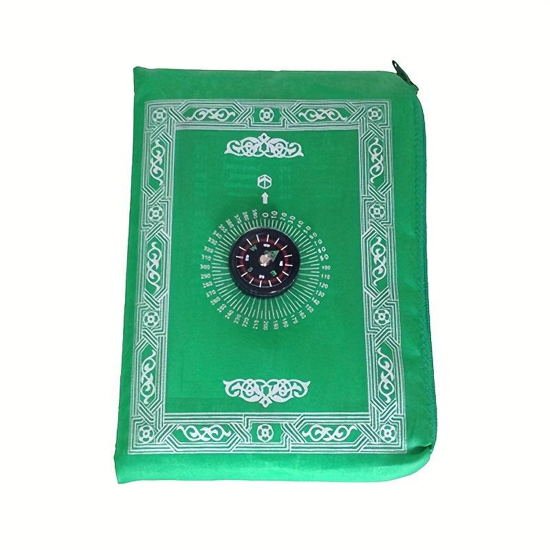 Portable Travel Prayer Mat Waterproof Polyester for Ramadan 23.62x39.37in