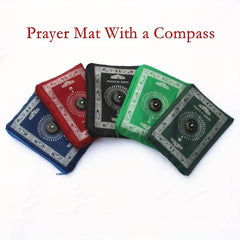 Portable Travel Prayer Mat Waterproof Polyester for Ramadan 23.62x39.37in
