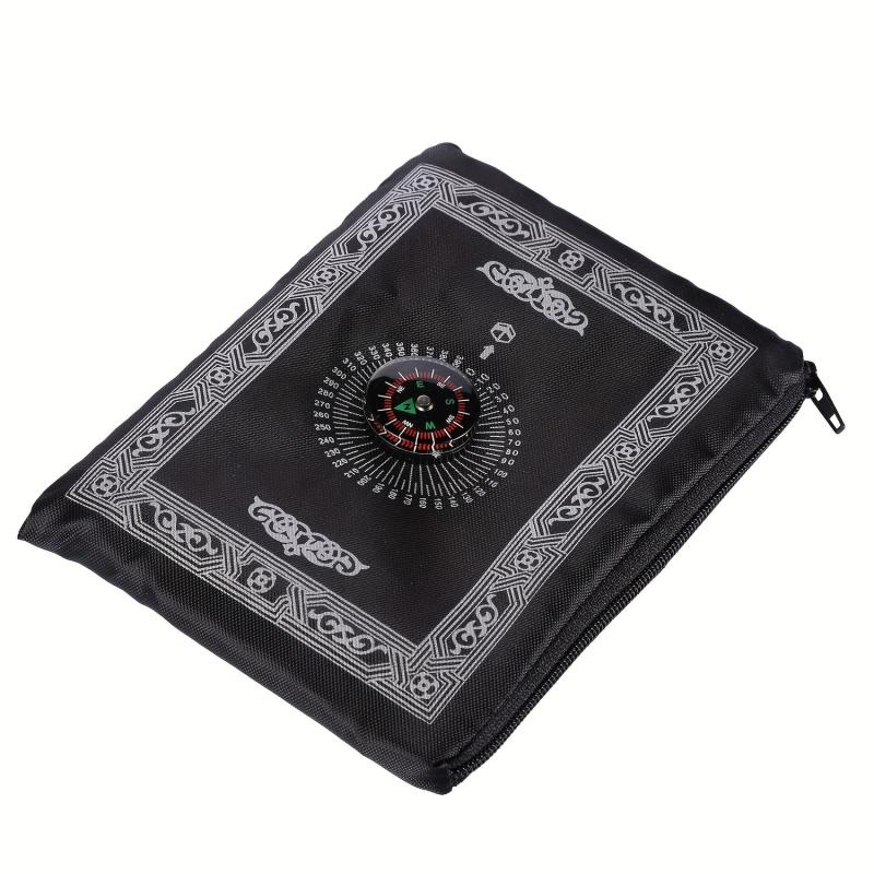 Portable Travel Prayer Mat Waterproof Polyester for Ramadan 23.62x39.37in
