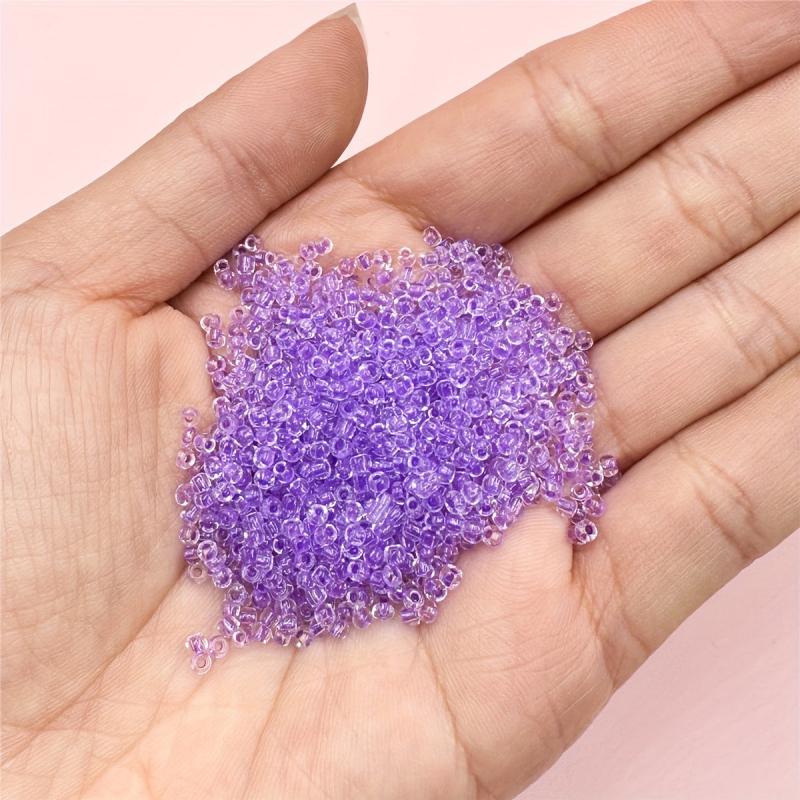 1000Pcs Colorful Glass Heart Spacer Beads for Jewelry Making