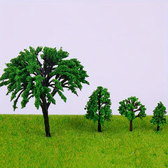 50pcs Poplar Ball Trees Train Park Railway Scenery Layout