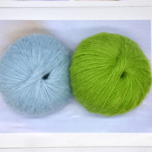 Soft Acrylic Mohair Yarn Plush Cashmere Yarn Hand Knitting Wool Crochet