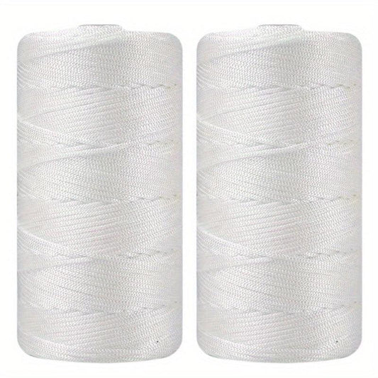 2pcs Ice Linen Silk Nylon Crochet Thread for Hand Knitted Projects 100g pc