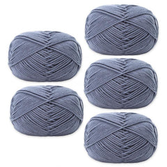 5pcs Medium Size Acrylic Soft Yarn for DIY Knitting 50g/pc
